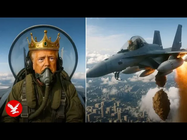 Trump mocks 'No Kings' protests cover